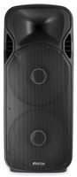 Fenton FT215LED actieve 1600W mobiele 2x15 inch speaker met LED-show - thumbnail