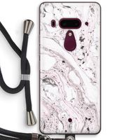 Mengelmoes: HTC U12+ Transparant Hoesje met koord