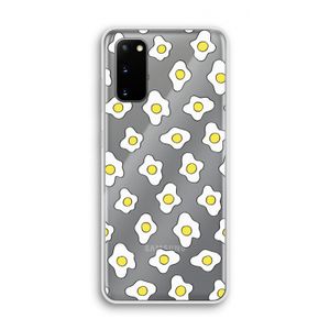 Spiegeleitjes: Samsung Galaxy S20 Transparant Hoesje