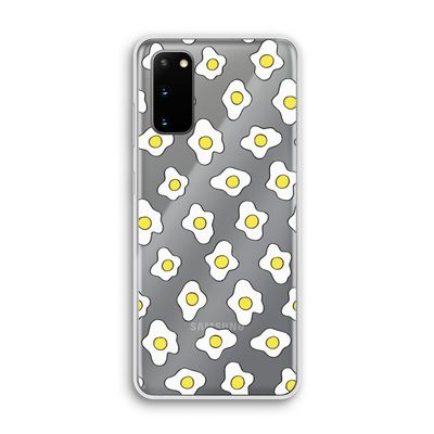 Spiegeleitjes: Samsung Galaxy S20 Transparant Hoesje
