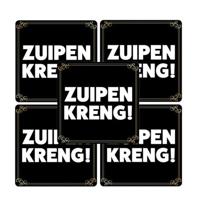 Fun horeca bierviltjes Zuipen kreng 50 st