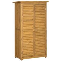 Tuinkast hout - Tuinkast - Opbergkasten met deuren - Tuinhuis - Tuinschuur - Schuur voor gereedschap - 87 cm x 46,5 c...