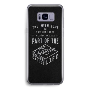 Life: Samsung Galaxy S8 Transparant Hoesje