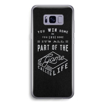 Life: Samsung Galaxy S8 Transparant Hoesje