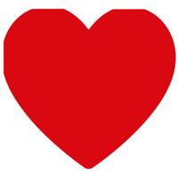 Feest servetten - 16x - hart - rood - 3 laags - 33 x 33 cm - Valentijn