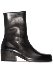 Marsèll bottines à talon épais - Noir