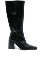 ALOHAS bottines Berta 80 mm en cuir - Noir - thumbnail