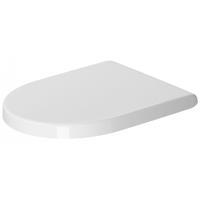 Duravit Starck 3 WC-zitting - 37x43.6x3.8cm - Kunststof - glans wit 0063810000 - thumbnail
