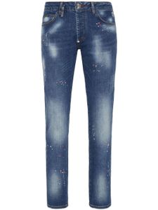 Philipp Plein jean à coupe droite - Bleu