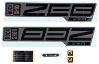ROCKSHOX Decal set rs black 27/29 f. black dipping r.