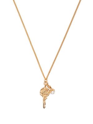 Emanuele Bicocchi collier Arabesque à pendentif clé - Or