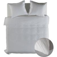 Dekbedovertrek Percale - Tweepersoons (200x220 cm) - Grijs Katoen/Percale katoen - Dessin: Effen - Yellow Suites - Dekbed-Discounter.nl