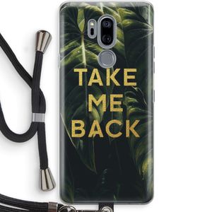 Take me back: LG G7 Thinq Transparant Hoesje met koord