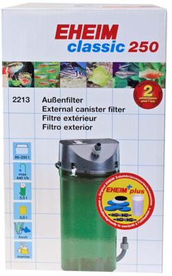 Eheim filter Classic 250 met filtermassa - Gebr de boon