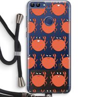 Krab: Huawei P Smart (2018) Transparant Hoesje met koord