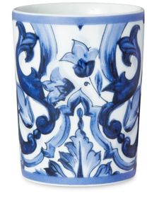 Dolce & Gabbana verre à vin Blu Mediterraneo en porcelaine - Blanc