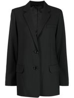 Helmut Lang blazer à simple boutonnage - Noir