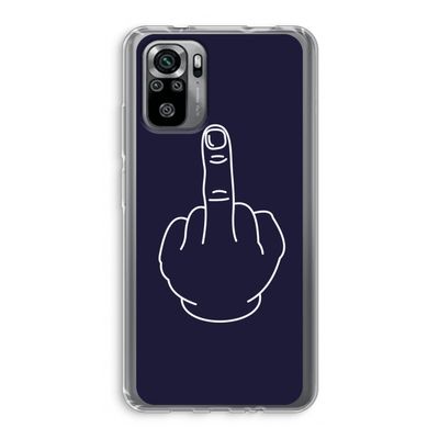 F**k U: Xiaomi Redmi Note 10S Transparant Hoesje
