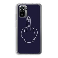 F**k U: Xiaomi Redmi Note 10S Transparant Hoesje