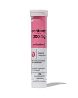 HEMA Cranberry 300mg + vitamine C bruistabletten - 20 stuks