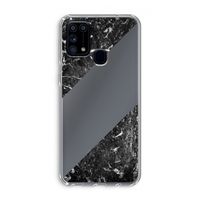 Zwart marmer: Samsung Galaxy M31 Transparant Hoesje