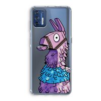 Lama: Motorola Moto G9 Plus Transparant Hoesje Lama: Motorola Moto G9 Plus Transparant Hoesje