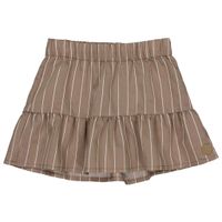 LEVV Little Meisjes rok - Violet - AOP Khaki groen gestreept