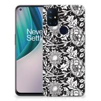 OnePlus Nord N10 5G | TPU Case | Black Flowers