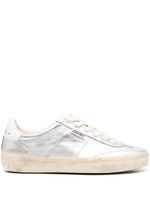 Golden Goose baskets Soul-Star en cuir métallisé - Argent