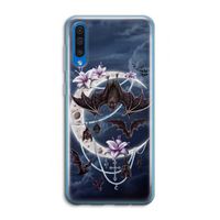 Vleermuizen Maan: Samsung Galaxy A50 Transparant Hoesje