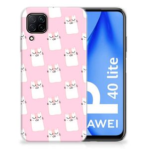 Huawei P40 Lite TPU Hoesje Sleeping Cats