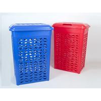Wasmand kunststof kleur rood , inhoud 65 liter Wasmand kunststof kleur rood , inhoud 65 liter