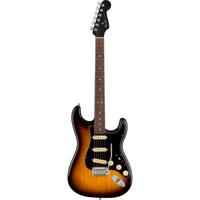 Fender American Ultra Luxe Stratocaster 2-Color Sunburst RW elektrische gitaar met koffer - thumbnail