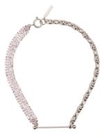 Justine Clenquet collier Kat serti de cristaux - Argent