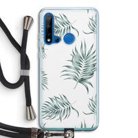 Simple leaves: Huawei P20 Lite (2019) Transparant Hoesje met koord