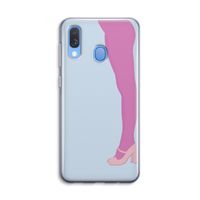 Pink panty: Samsung Galaxy A40 Transparant Hoesje Pink panty: Samsung Galaxy A40 Transparant Hoesje