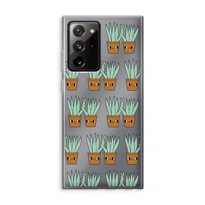 Sansevieria: Samsung Galaxy Note 20 Ultra / Note 20 Ultra 5G Transparant Hoesje