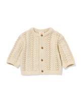 HEMA Newborn vest ajour ecru (ecru)