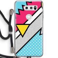 Pop Art #3: LG V30 Transparant Hoesje met koord