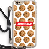 Koekerond: iPhone 6 PLUS / 6S PLUS Transparant Hoesje met koord