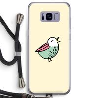 Birdy: Samsung Galaxy S8 Transparant Hoesje met koord