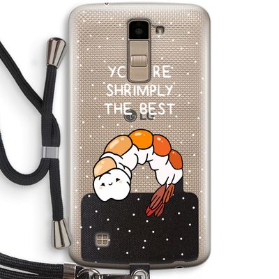 You're Shrimply The Best: LG K10 (2016) Transparant Hoesje met koord