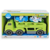 Jonotoys Kinetic vrachtwagen met 2 vliegtuigjes