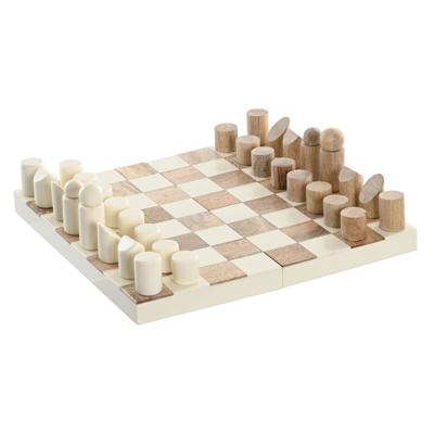 Schaakspel Home ESPRIT Hout Hars