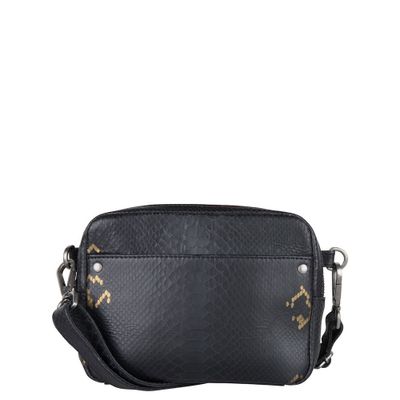 Cowboysbag X Bobbie Bodt Bag Bobbie Schoudertas Snake Black And Gold