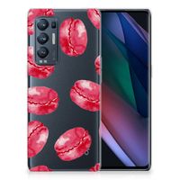 OPPO Find X3 Neo Siliconen Case Pink Macarons - thumbnail