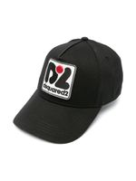 DSQUARED2 KIDS casquette à patch logo - Noir - thumbnail