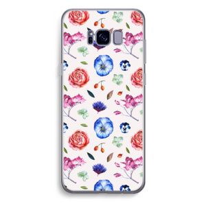 Bloemetjes: Samsung Galaxy S8 Plus Transparant Hoesje