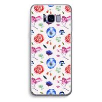 Bloemetjes: Samsung Galaxy S8 Plus Transparant Hoesje