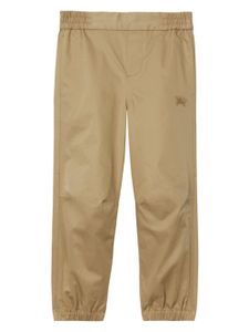 Burberry Kids pantalon Equestrian Knight en coton - Tons neutres